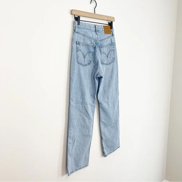 Levi's Ribcage Straight Ankle Jeans Size 25 - Picture 10 of 15